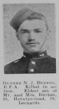 N J Burton