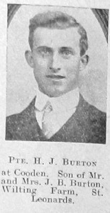 H J Burton