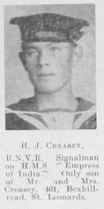 H J Creasey