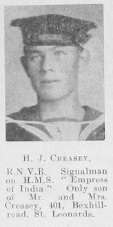 H J Creasey