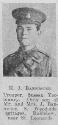 H J Bannister