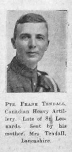 Francis Percy Tendall