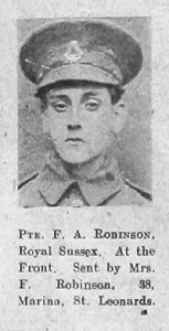 F A Robinson