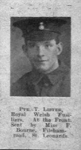 Thomas F Lister